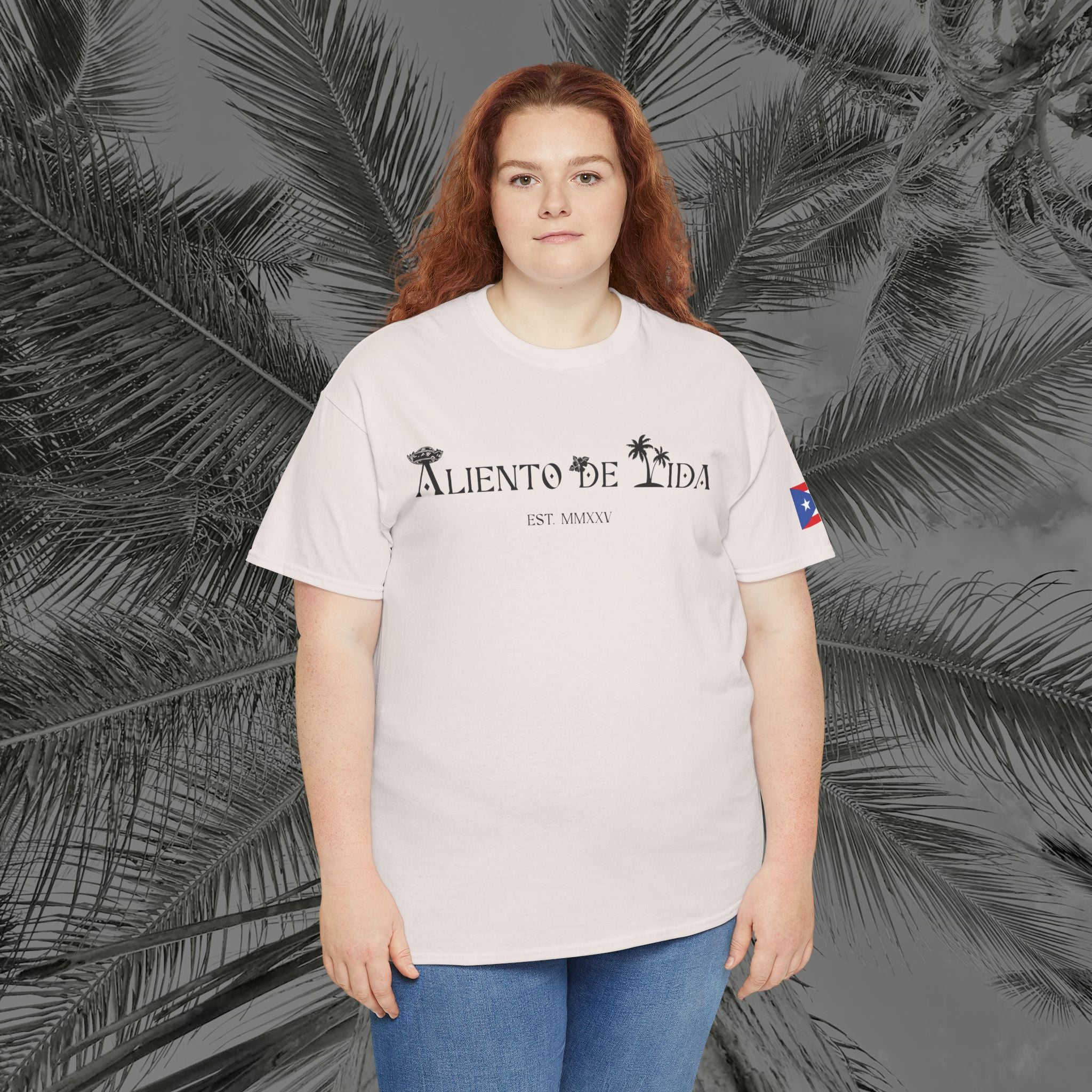WE ARE PUERTO RICAN - PR COLLECTION - (UNISEX) Heavy Cotton Tee - Aliento De Vida