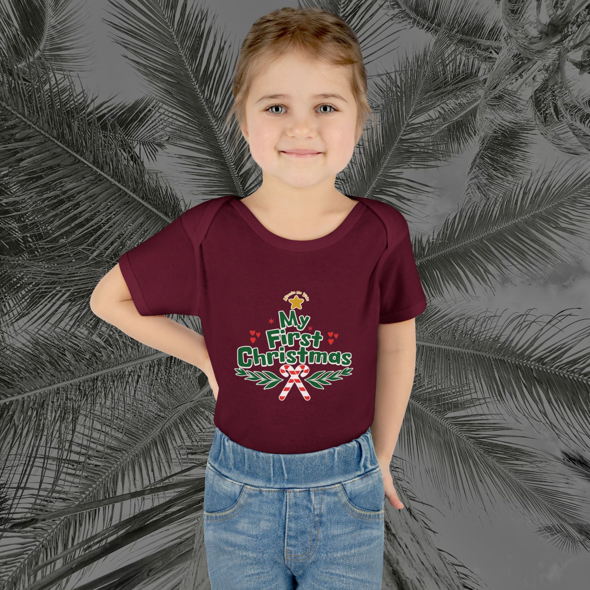 Tiny Tree Topper - (UNISEX) Baby Bodysuit / Infant Onesie - Aliento De Vida