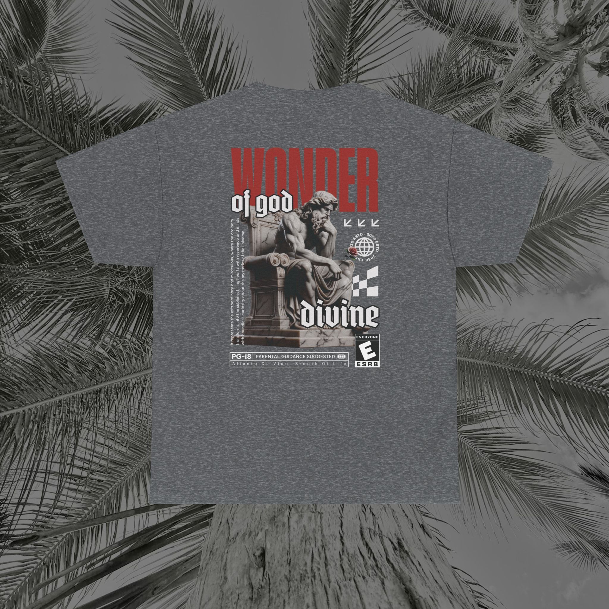 Throne of the Divine - (UNSEX) Heavy Cotton T-Shirt - Aliento De Vida