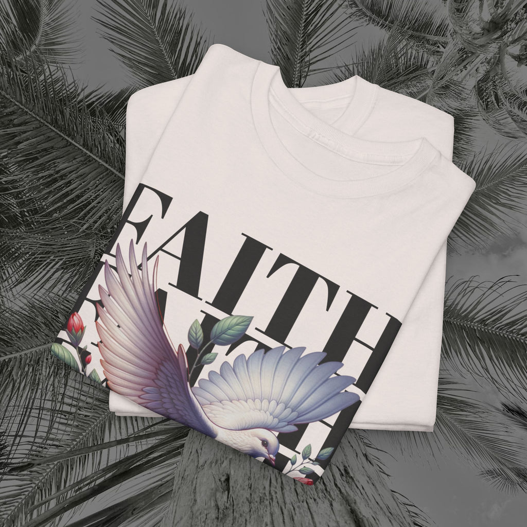 Wings of Grace - (UNISEX) Heavy Cotton Tee - Aliento De Vida