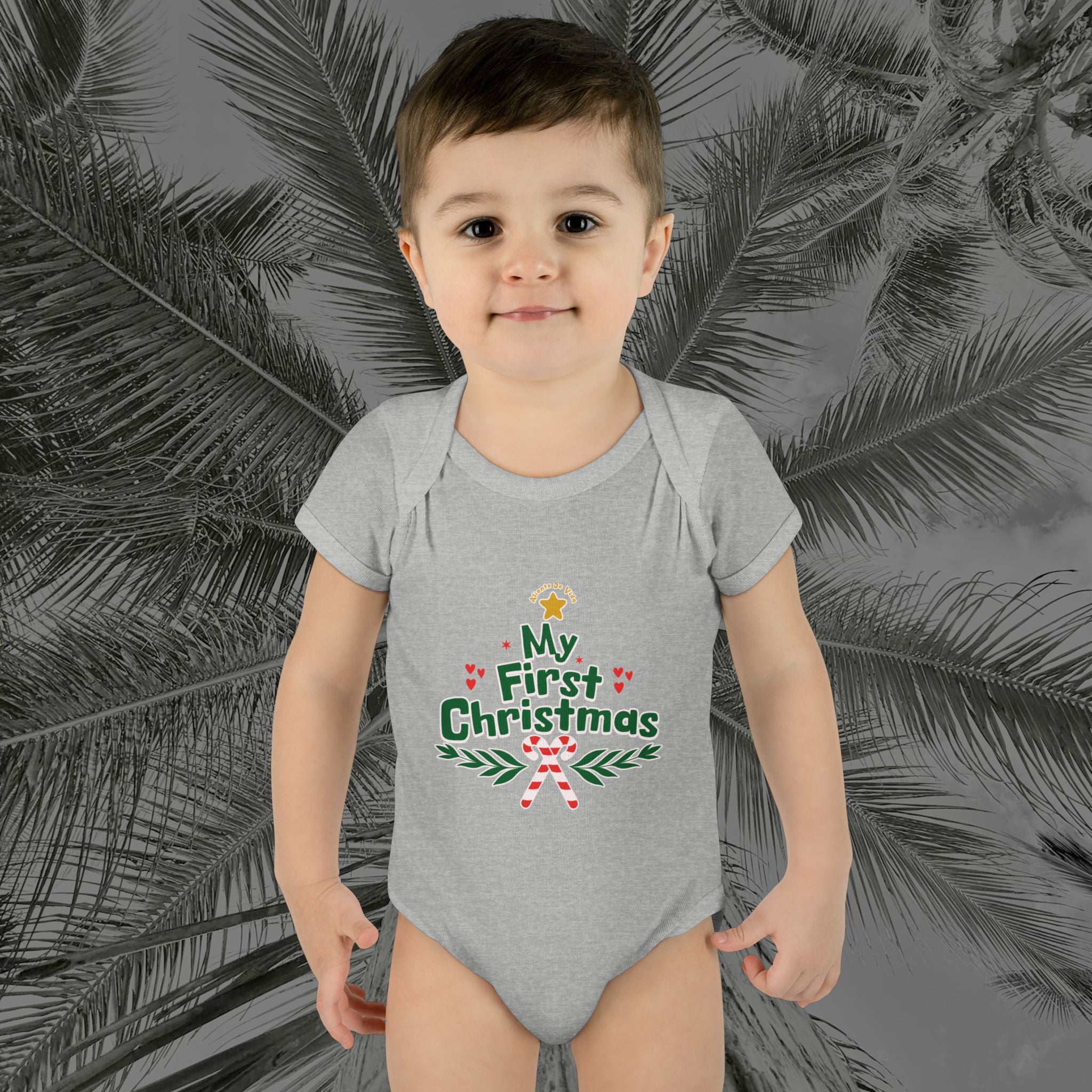 Tiny Tree Topper - (UNISEX) Baby Bodysuit / Infant Onesie - Aliento De Vida