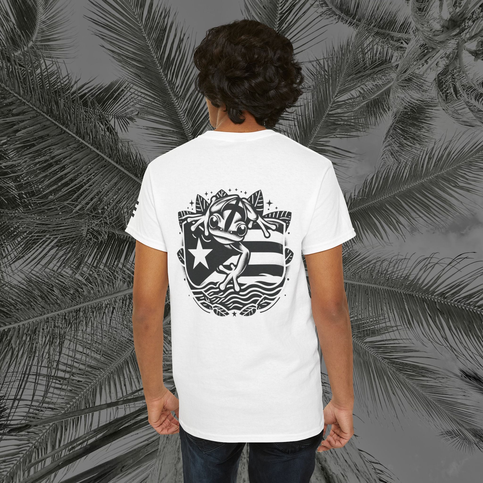 Frog Of The Island - PR COLLECTION - (UNISEX) Heavy Cotton Tee - Aliento De Vida