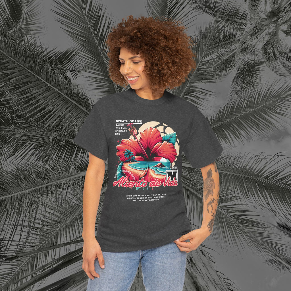 Breath Of Paradise - (UNISEX) Heavy Cotton T-Shirt - Aliento De Vida