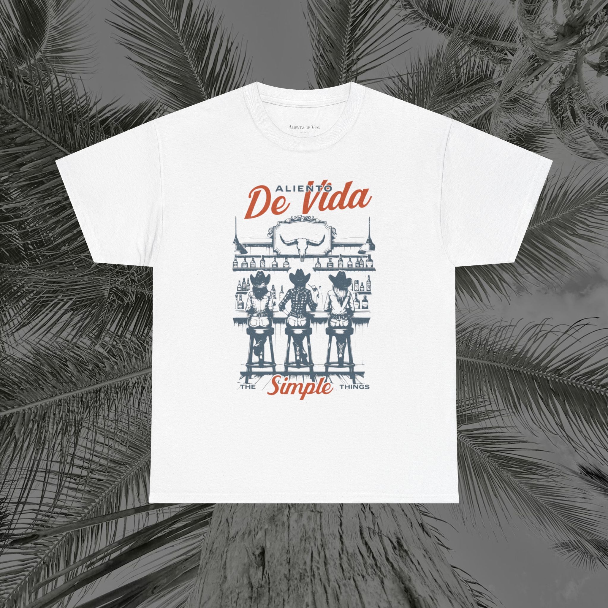 Let's Have A Drink - (UNISEX) Heavy Cotton T-Shirt - Aliento De Vida