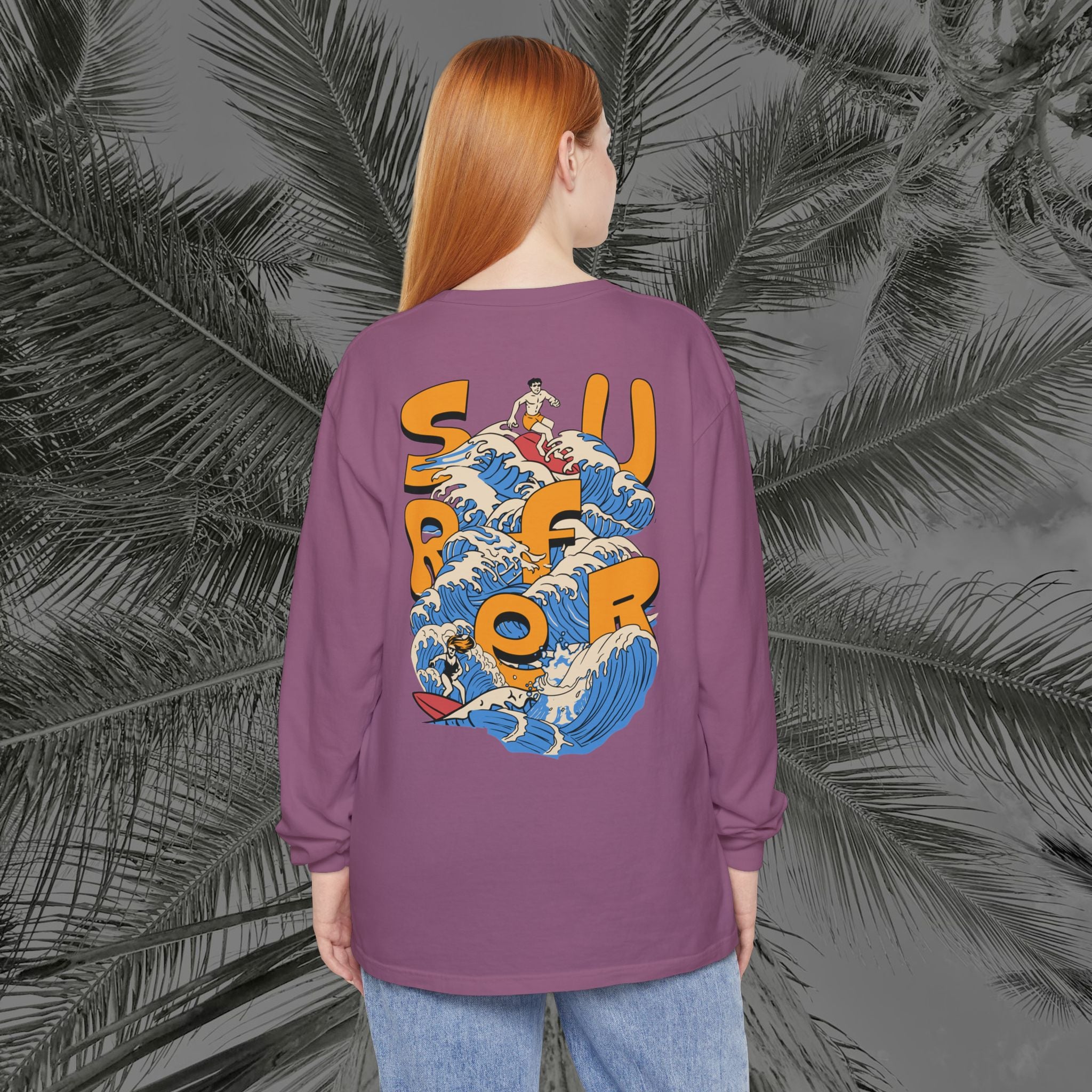 Ocean Motion - (UNISEX) Long Sleeve T-Shirt - Aliento de Vida