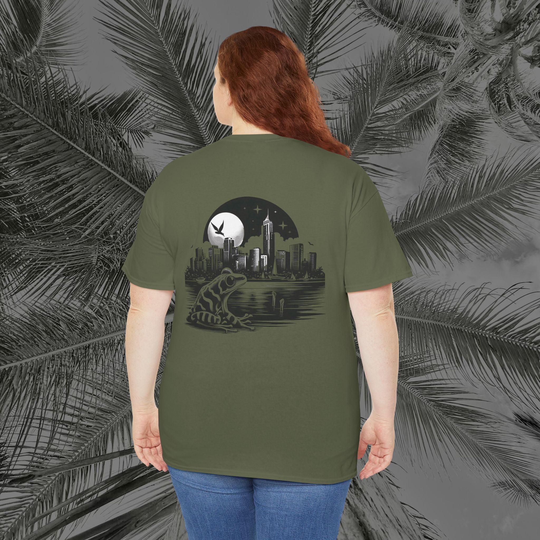 Urban Amphibian - (UNISEX) Heavy Cotton Tee - Aliento De Vida