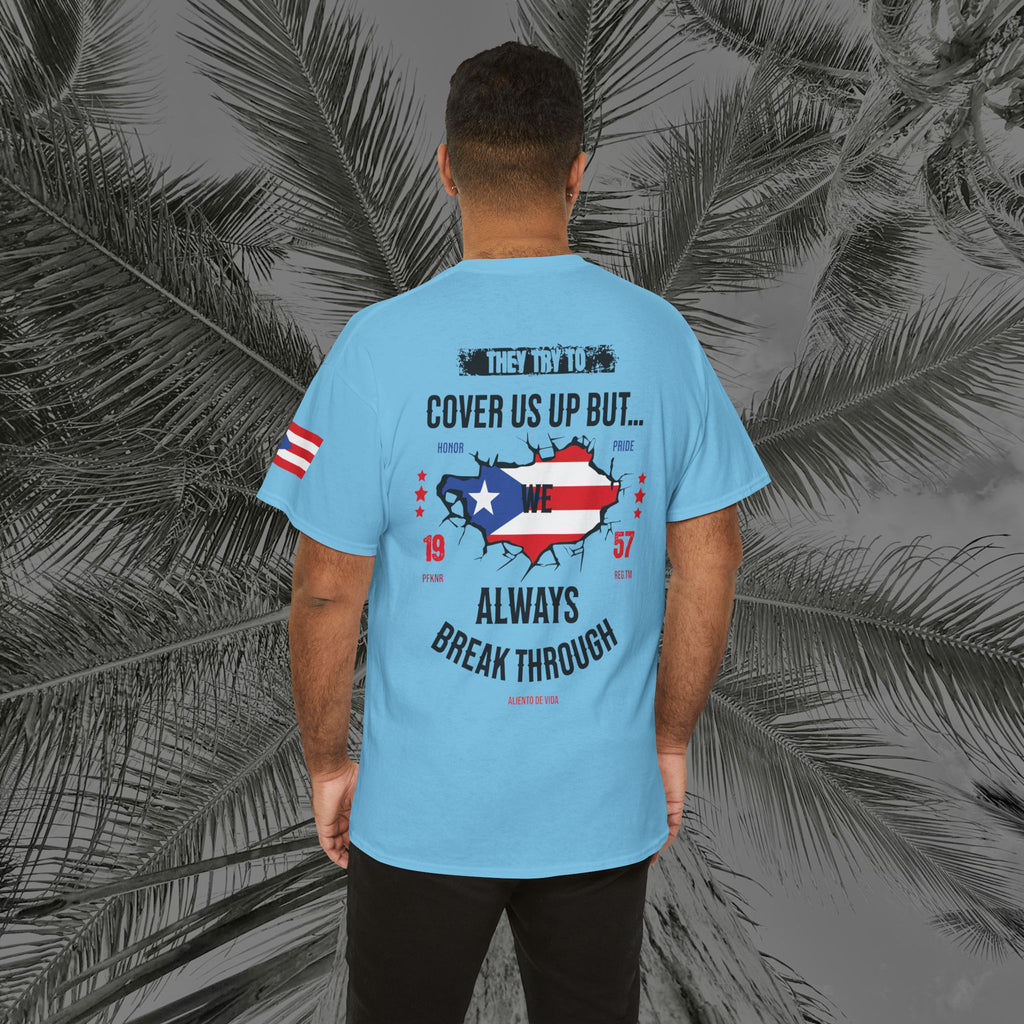 WE ARE PUERTO RICAN - PR COLLECTION - (UNISEX) Heavy Cotton Tee - Aliento De Vida