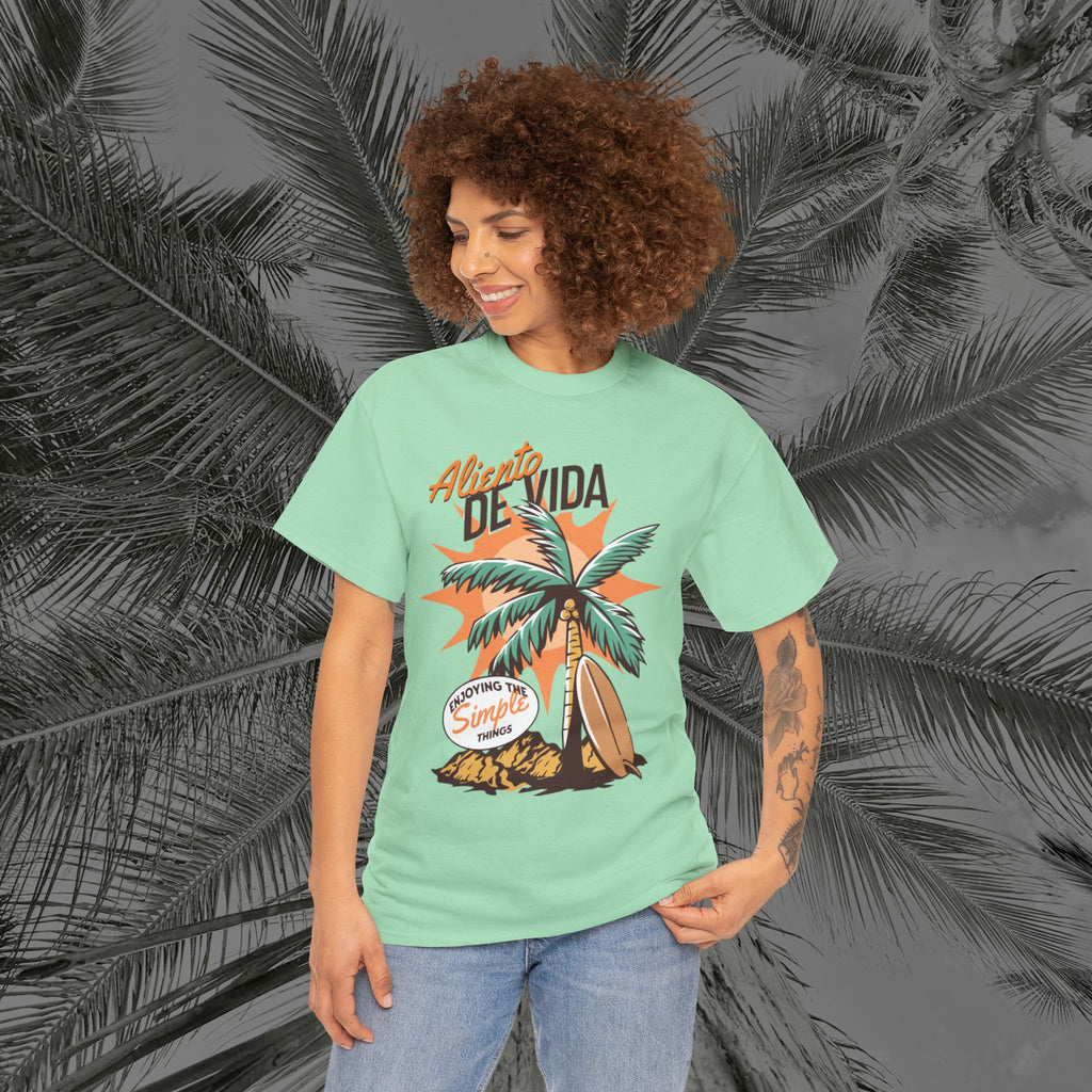 Pure Palm - (UNISEX) Heavy Cotton Tee - Aliento De Vida