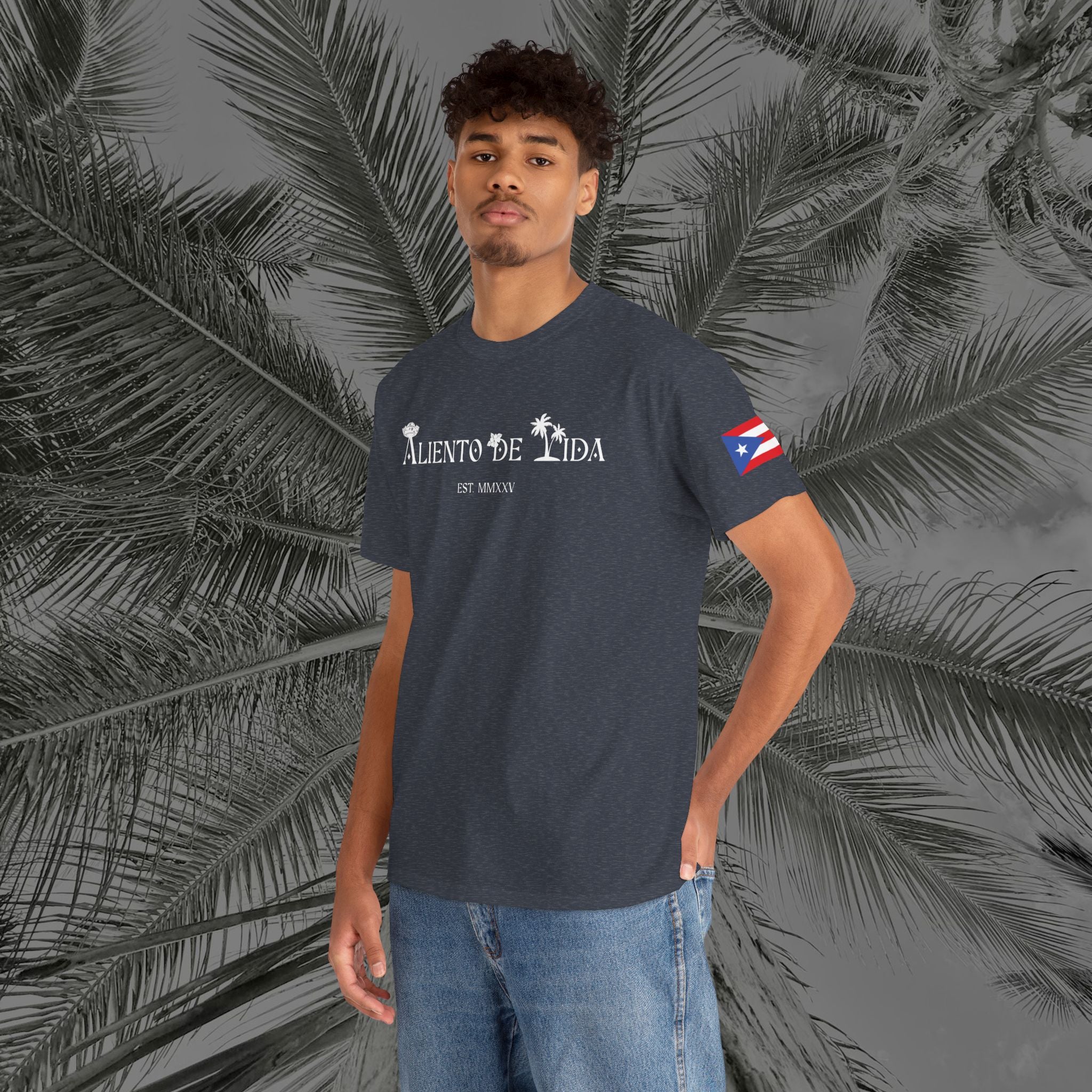 Island Cruiser - PR COLLECTION - (UNISEX) Heavy Cotton Tee - Aliento De Vida