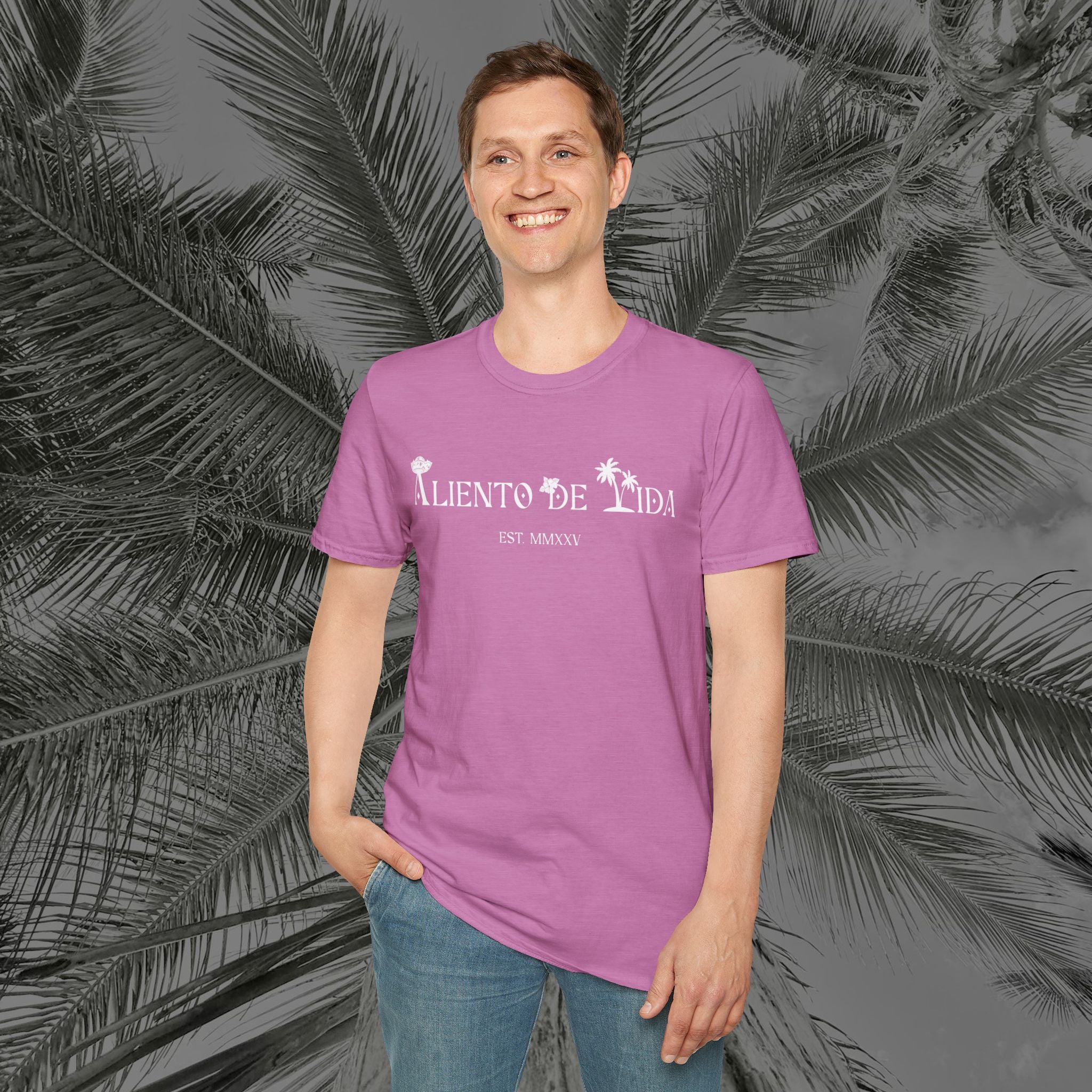 A Slice of Paradise - PR COLLECTION - (UNISEX) Soft style T-Shirt - Aliento De Vida