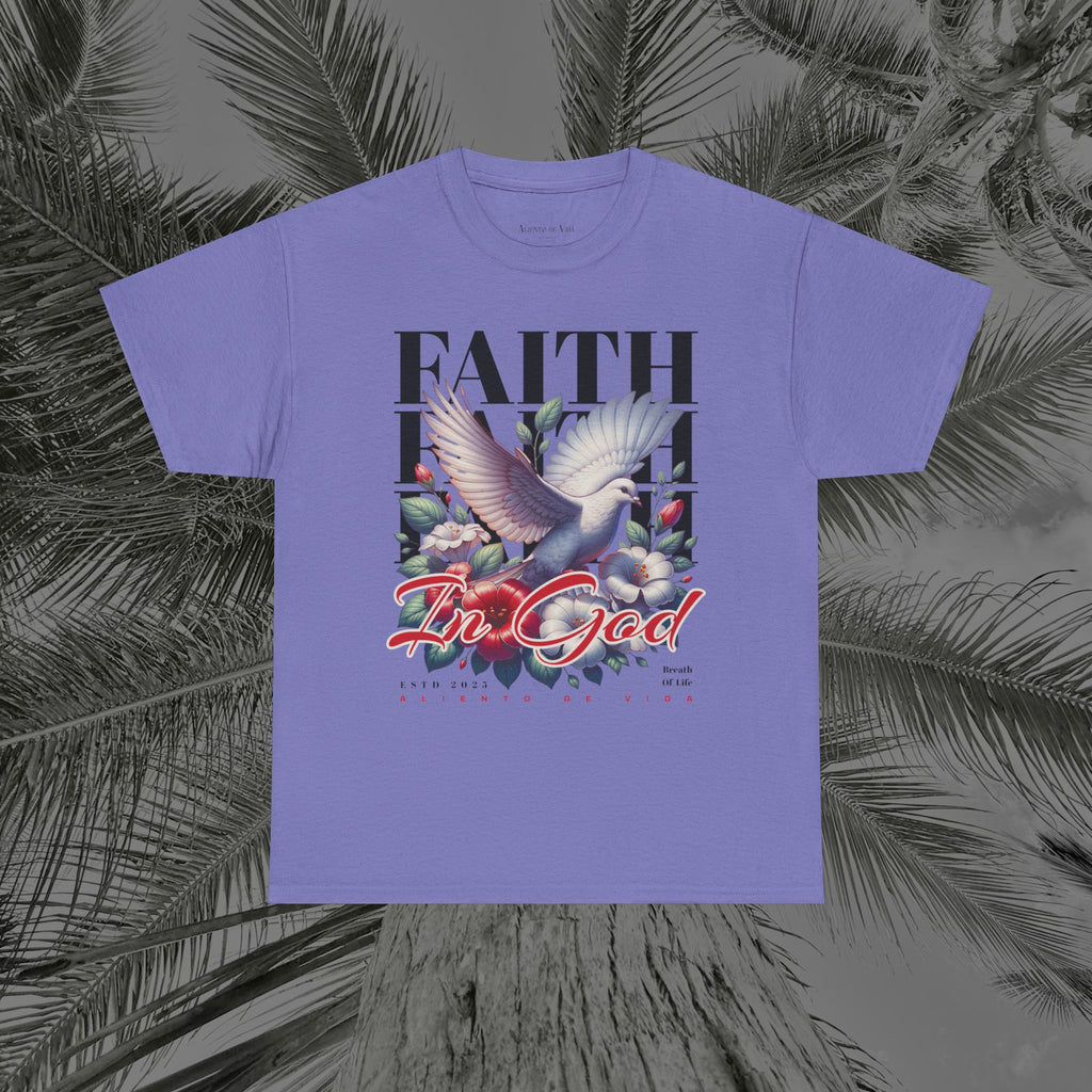 Wings of Grace - (UNISEX) Heavy Cotton Tee - Aliento De Vida