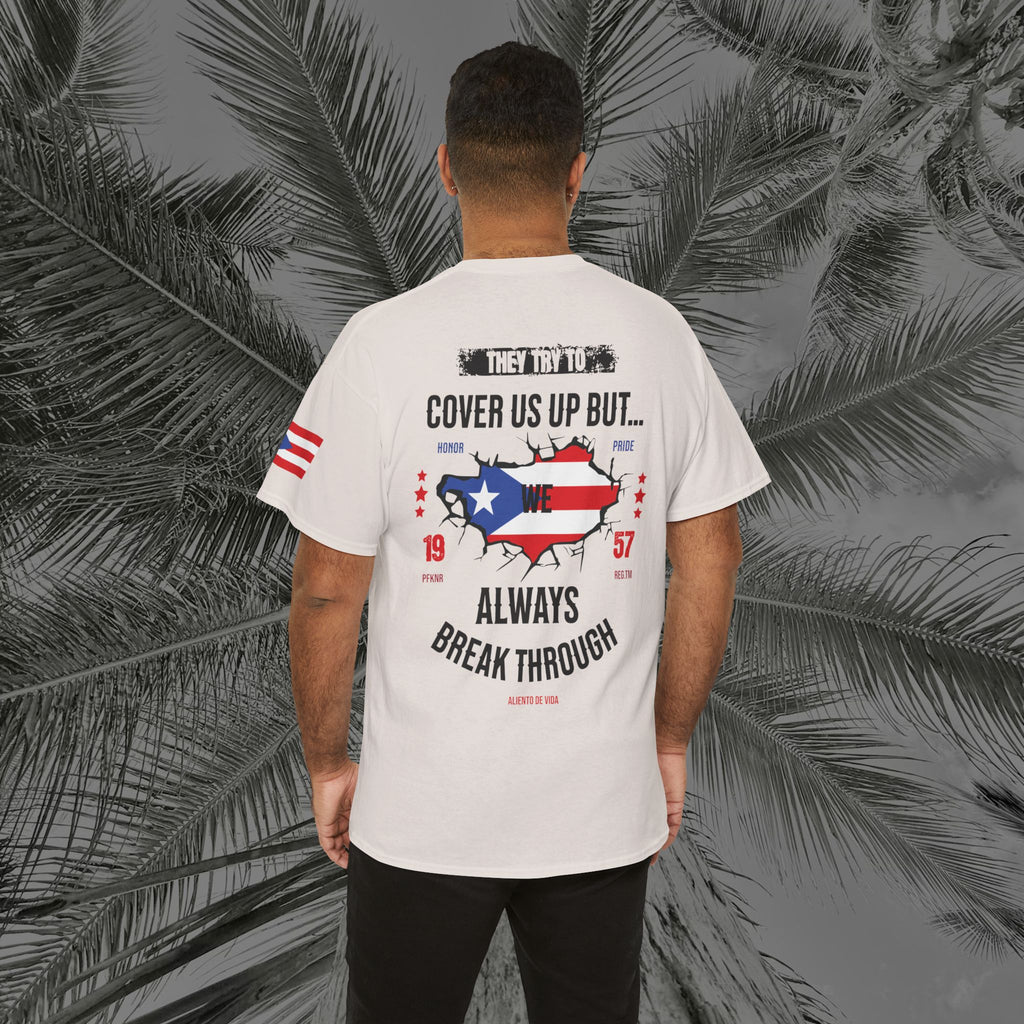 WE ARE PUERTO RICAN - PR COLLECTION - (UNISEX) Heavy Cotton Tee - Aliento De Vida