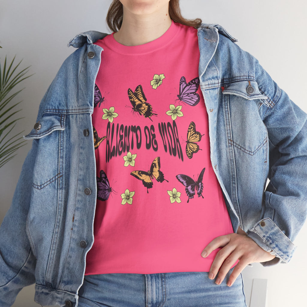Butterfly Effect - (UNISEX) Heavy Cotton T-Shirt - Aliento De Vida