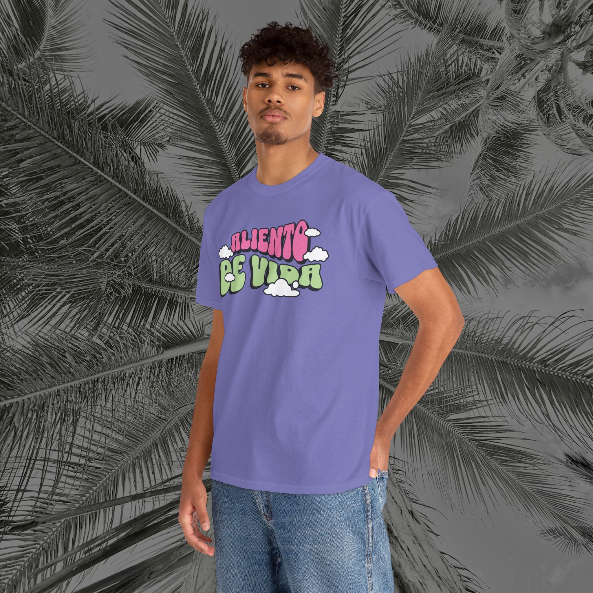 Clouds #2 - (UNISEX) Heavy Cotton T-Shirt - Aliento De Vida