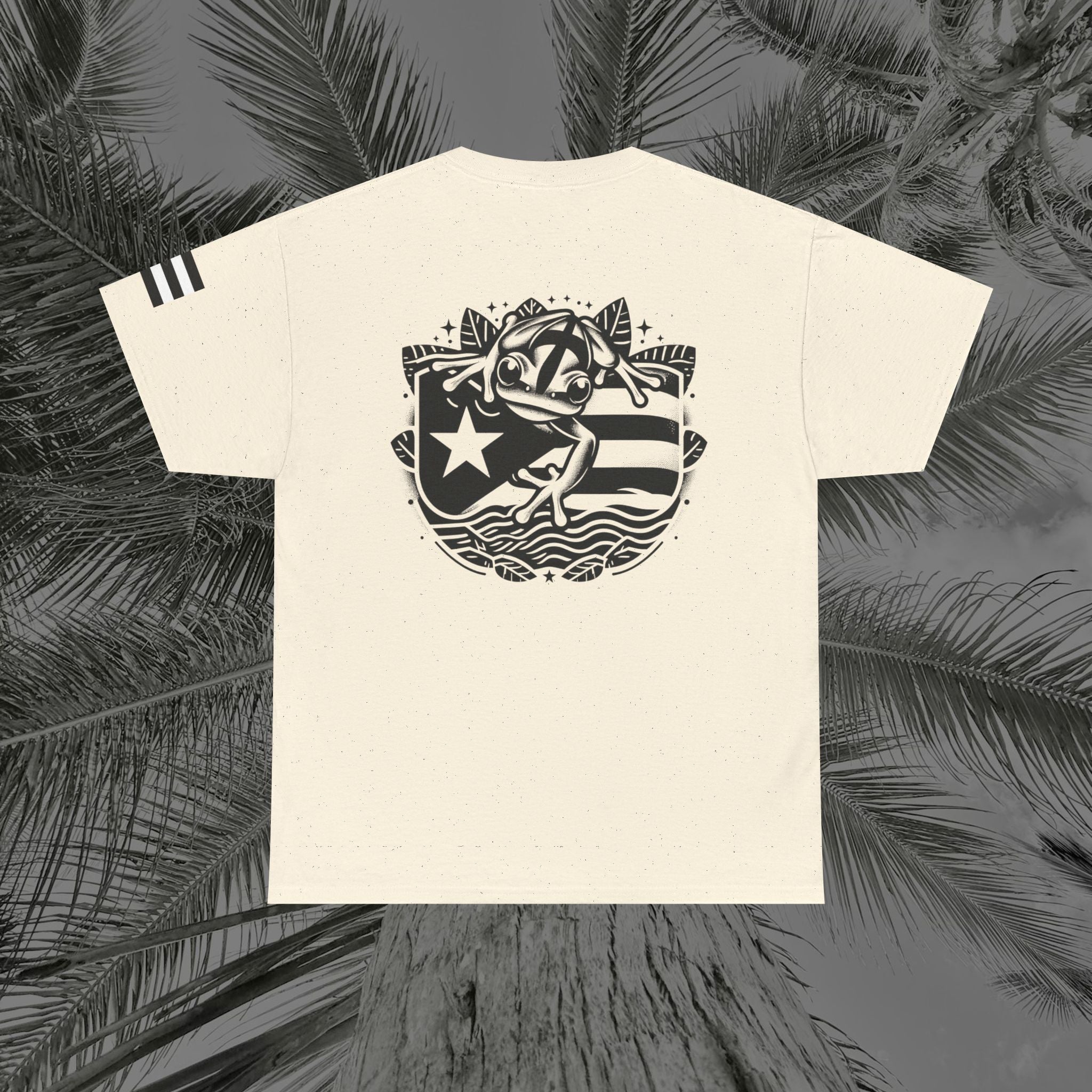 Frog Of The Island - PR COLLECTION - (UNISEX) Heavy Cotton Tee - Aliento De Vida