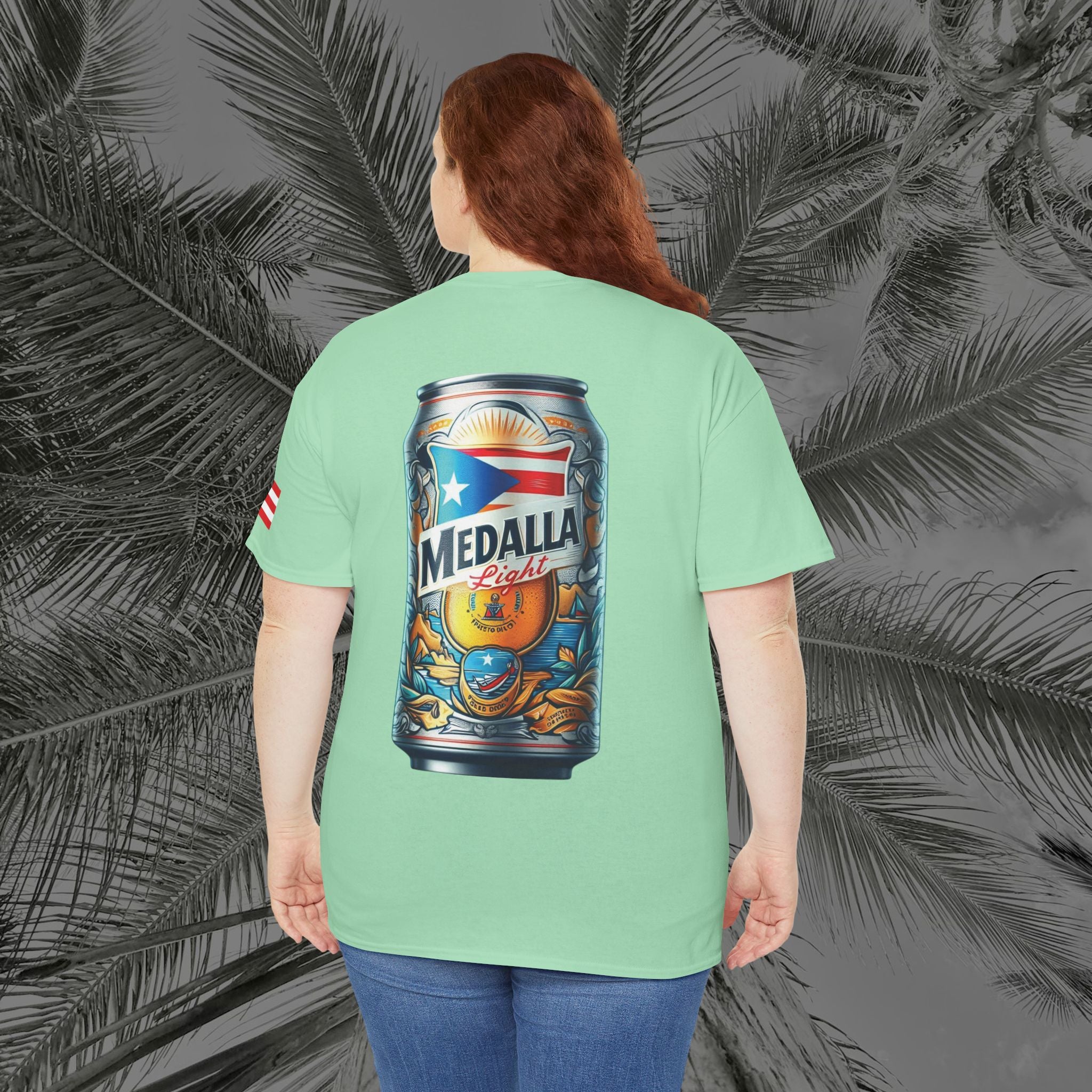 Crack Open A Unique Medalla - PR COLLECTION - (UNISEX) Heavy Cotton Tee - Aliento De Vida
