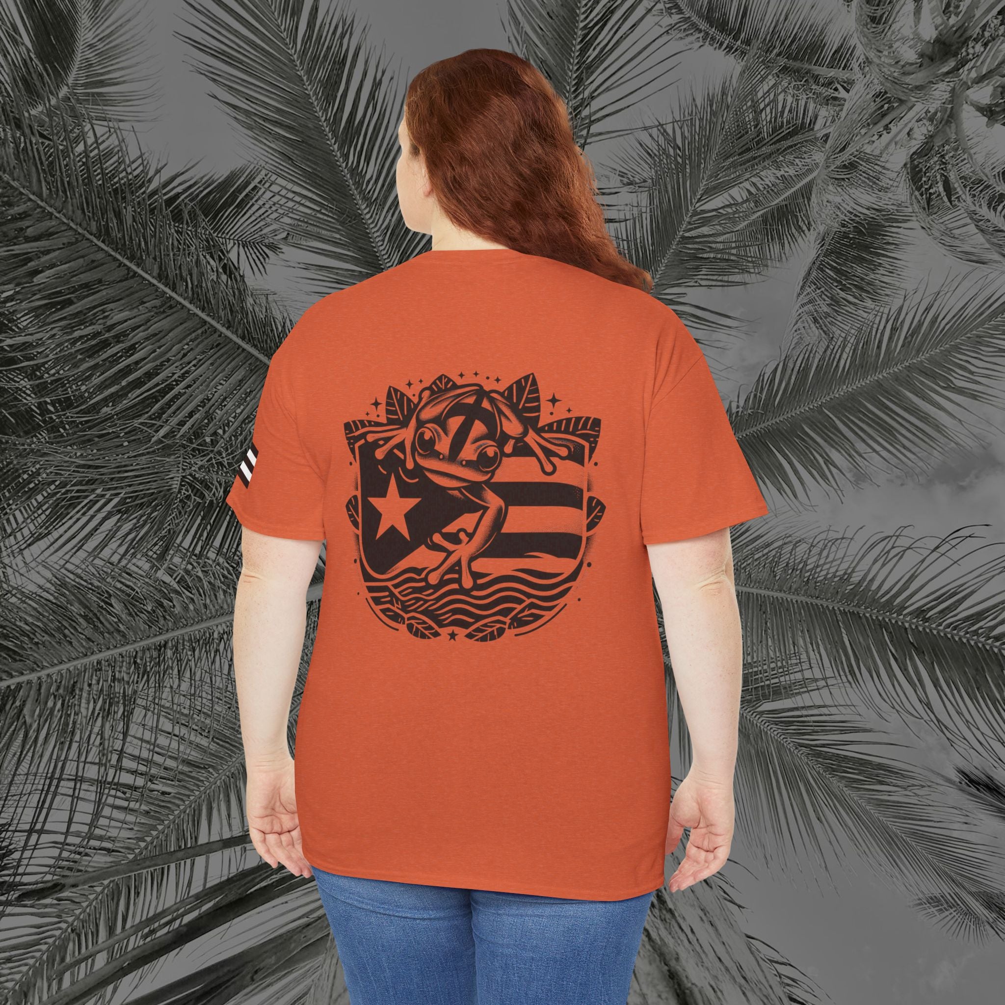 Frog Of The Island - PR COLLECTION - (UNISEX) Heavy Cotton Tee - Aliento De Vida