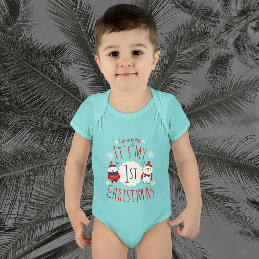 Little North Pole Newbie - (UNISEX) Baby Bodysuit / Infant Onesie - Aliento De Vida